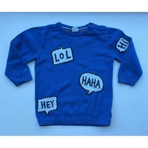 3/$10 H&M Toddler boy fleece sweater 12-18m